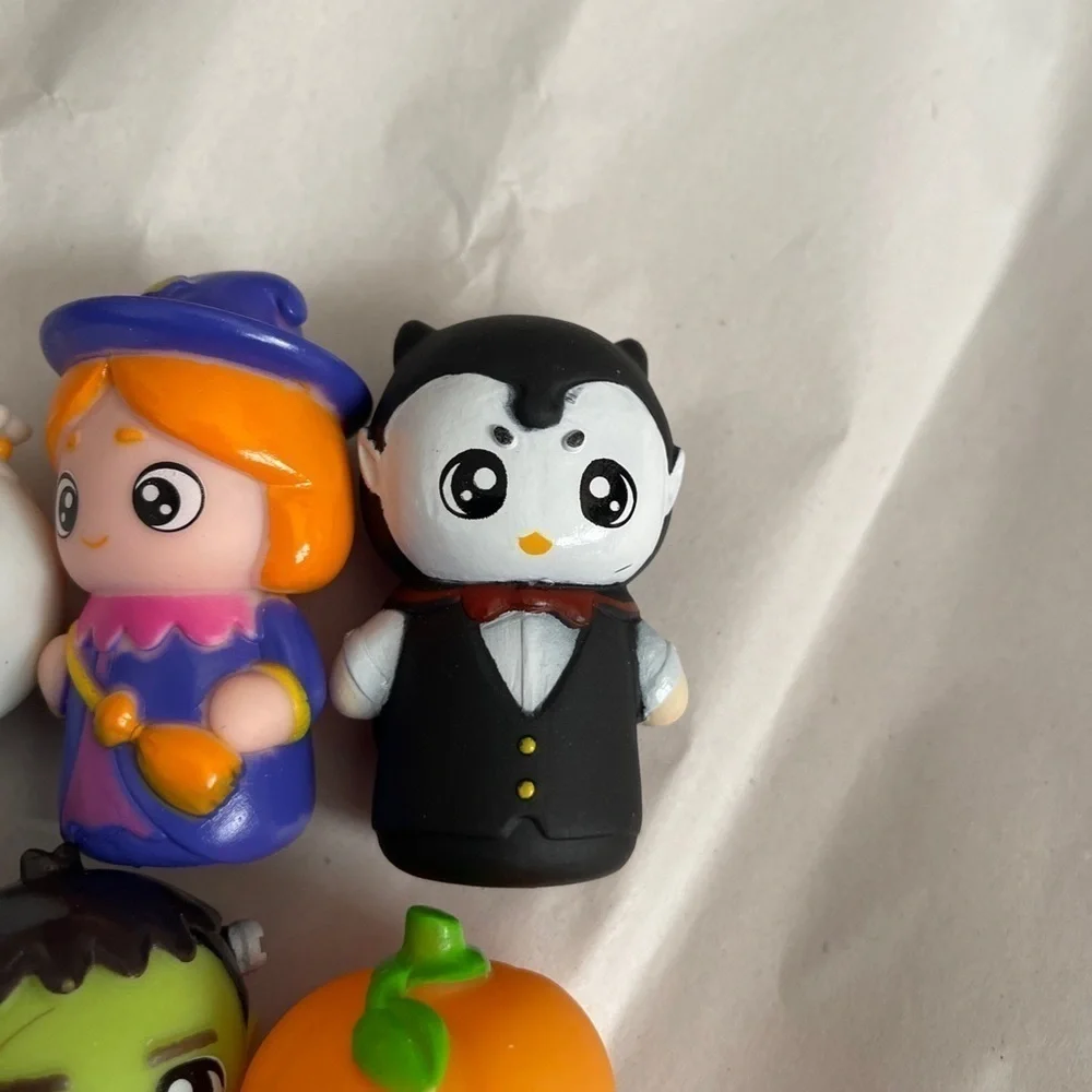 Halloween Characters 🧙‍♀️ 👻 🎃 🧛‍♂️ & Frankenstein Finger Puppets (5)